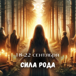 СИЛА РОДА 18-22 сентября 2025, с чатом
