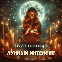 ЛУННЫЙ ИНТЕНСИВ 16-23 сентября 2025, с чатом