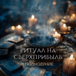 РИТУАЛ В ПОЛНОЛУНИЕ на сверхприбыль, без чата