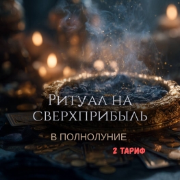 РИТУАЛ В ПОЛНОЛУНИЕ на сверхприбыль, с чатом