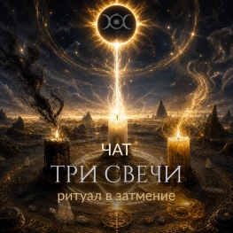 РИТУАЛ В ЗАТМЕНИЕ: ТРИ СВЕЧИ, с чатом