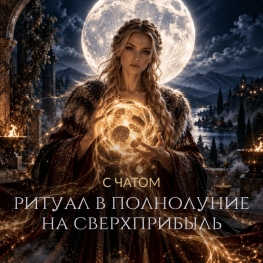 РИТУАЛ В ПОЛНОЛУНИЕ, сентябрь, с чатом